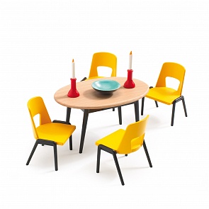 Мебель для кукольного дома Столовая (Djeco, 07820k)